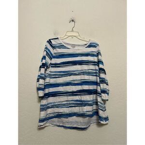 Kate park petite,‎ striped nautical shirt, size, XL